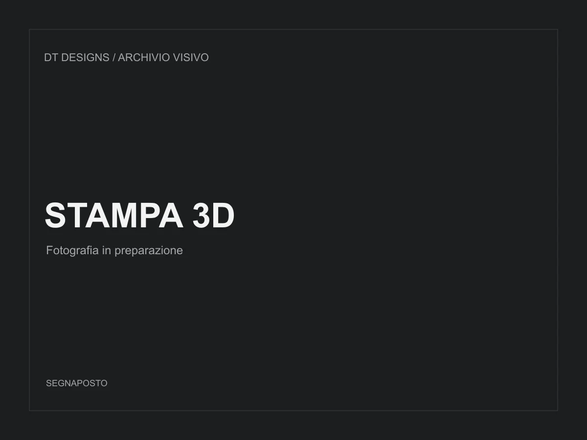 Stampa 3D — DT Designs